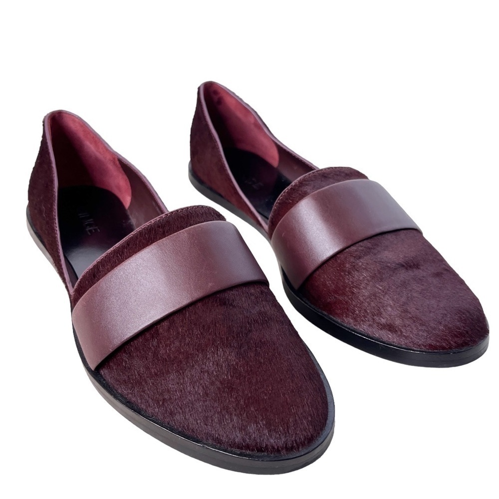 Vince Burgundy Flats